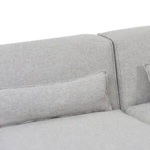 Laurent Right Chaise Sofa Sterling Sand 321cm modern design durable polyester pine frame urban