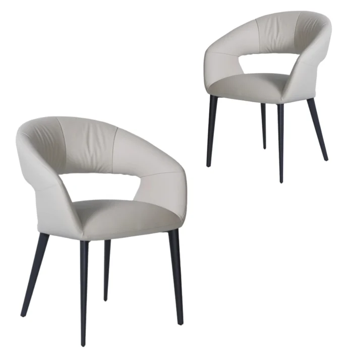 Halo Dining Chairs – Beige (Set of 2)