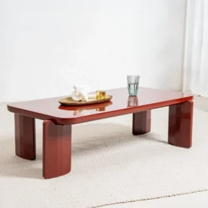 Lucky Red Gloss Coffee Table with shiny finish for modern living room