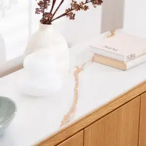 Lucerne Buffet natural ash with ceramic marble top modern sideboard for dining room