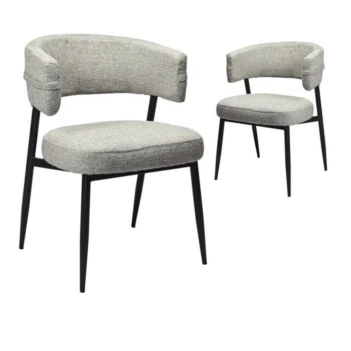 Laurance Dining Chairs – Granite (Set of 2)