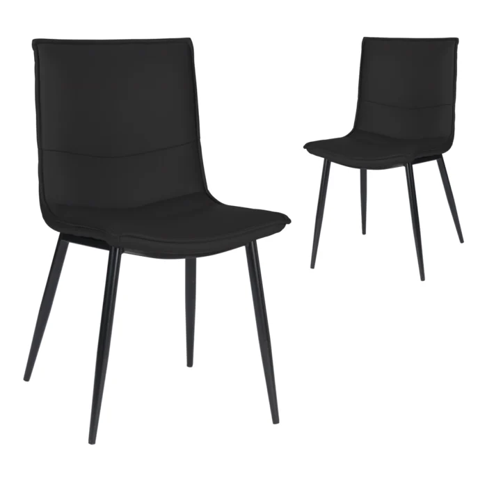 Lawson Dining Chairs – Black (Set of 2)