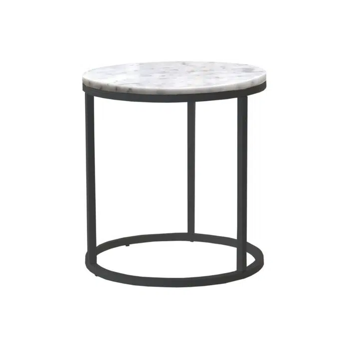 Leonardo Round Marble Side Table