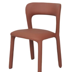 Tan Madrid dining chairs set of 2 with minimalist design and textured fabric upholstery