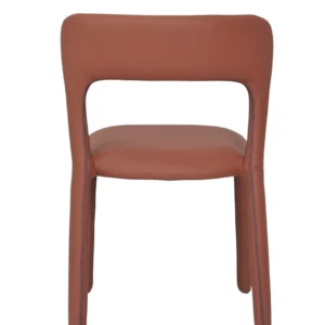 Tan Madrid dining chairs set of 2 with minimalist design and premium fabric upholstery