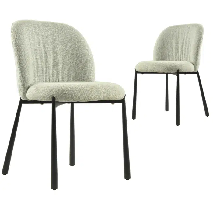 Miya Dining Chair – Oyster White (Set of 2)