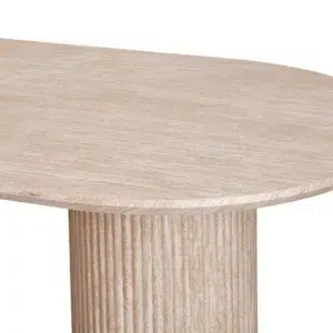 Milos Limestone Dining Table with travertine finish 200cm x 100cm for 6-8 people