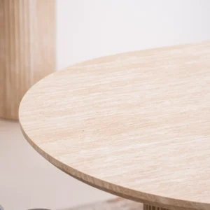 Milos Limestone Dining Table with travertine finish 200cm x 100cm for 6-8 seats