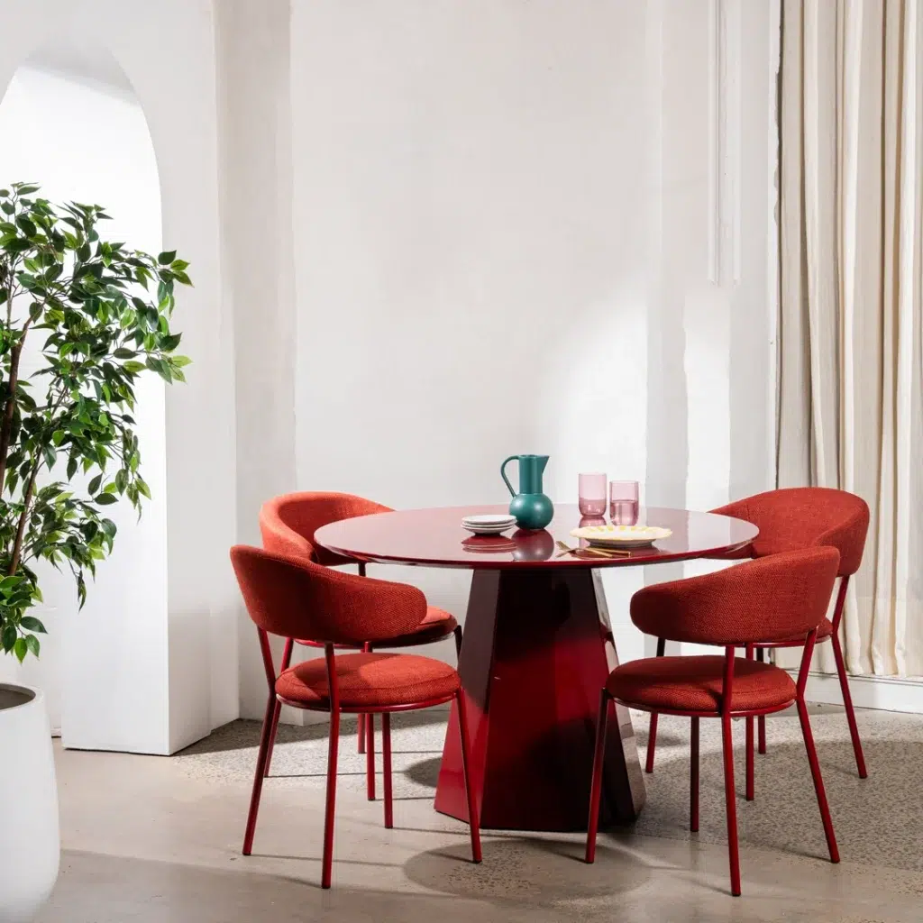 Cannes Plum 2-Pack Dining Chairs Stackable Textured Metal Frame