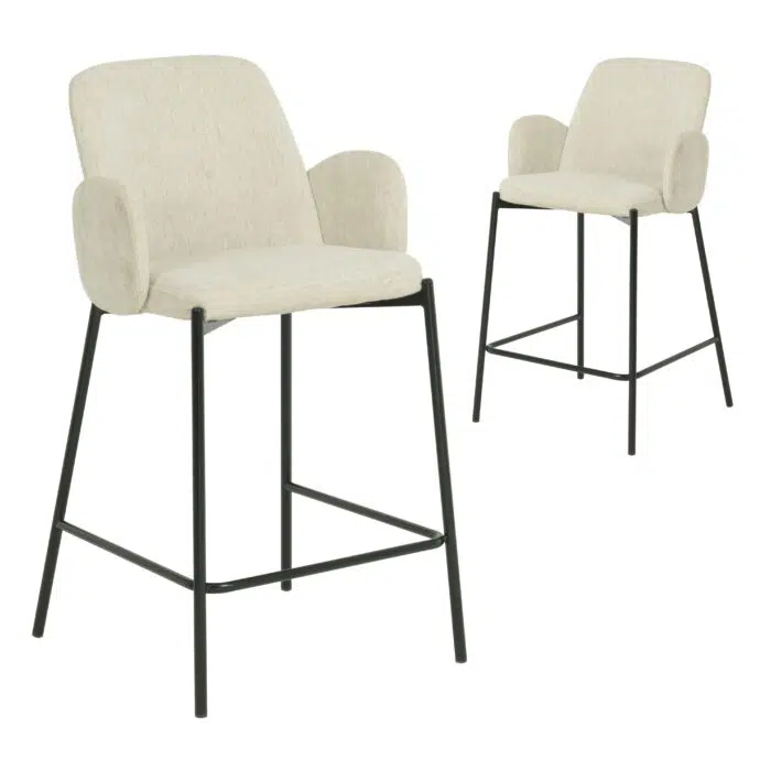 Nice Bar Stools – Oat (Set of 2)