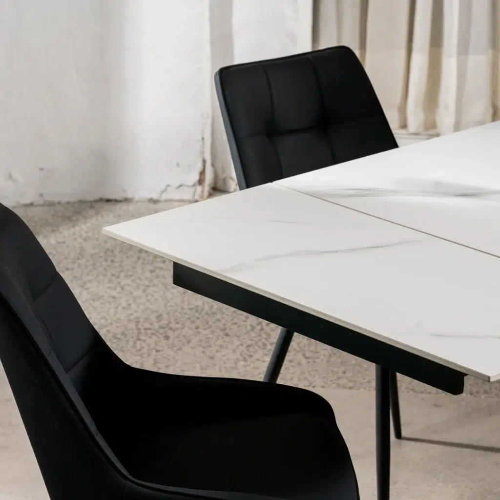 Ruben Dining Chairs Black Set of 2