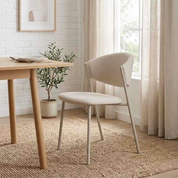 Beige Nori Dining Chair for Modern Homes