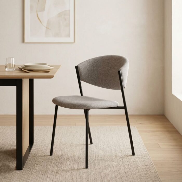 Moka Nori Dining Chair in warm neutral tone for modern homes