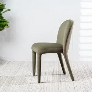 Onasis Leaf dining chairs set of 2 with leafmohair upholstery for modern dining rooms