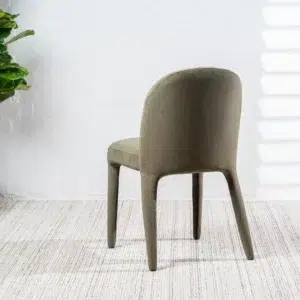 Onasis Leaf dining chairs set of 2 with neutral leafmohair upholstery for modern dining rooms