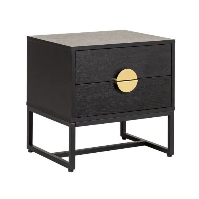 Opus Bedside Table – Black