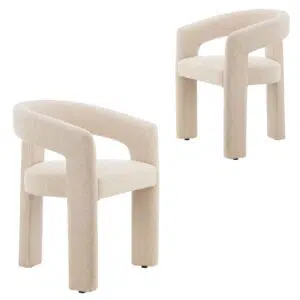 Princeton Sand Dining Chairs Set of 2