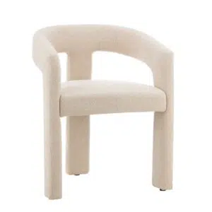 Princeton Dining Chairs Set 2 Sand Linen Modern Comfort
