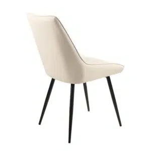 Ruben Dining Chairs Ivory Set 2 Modern Comfort