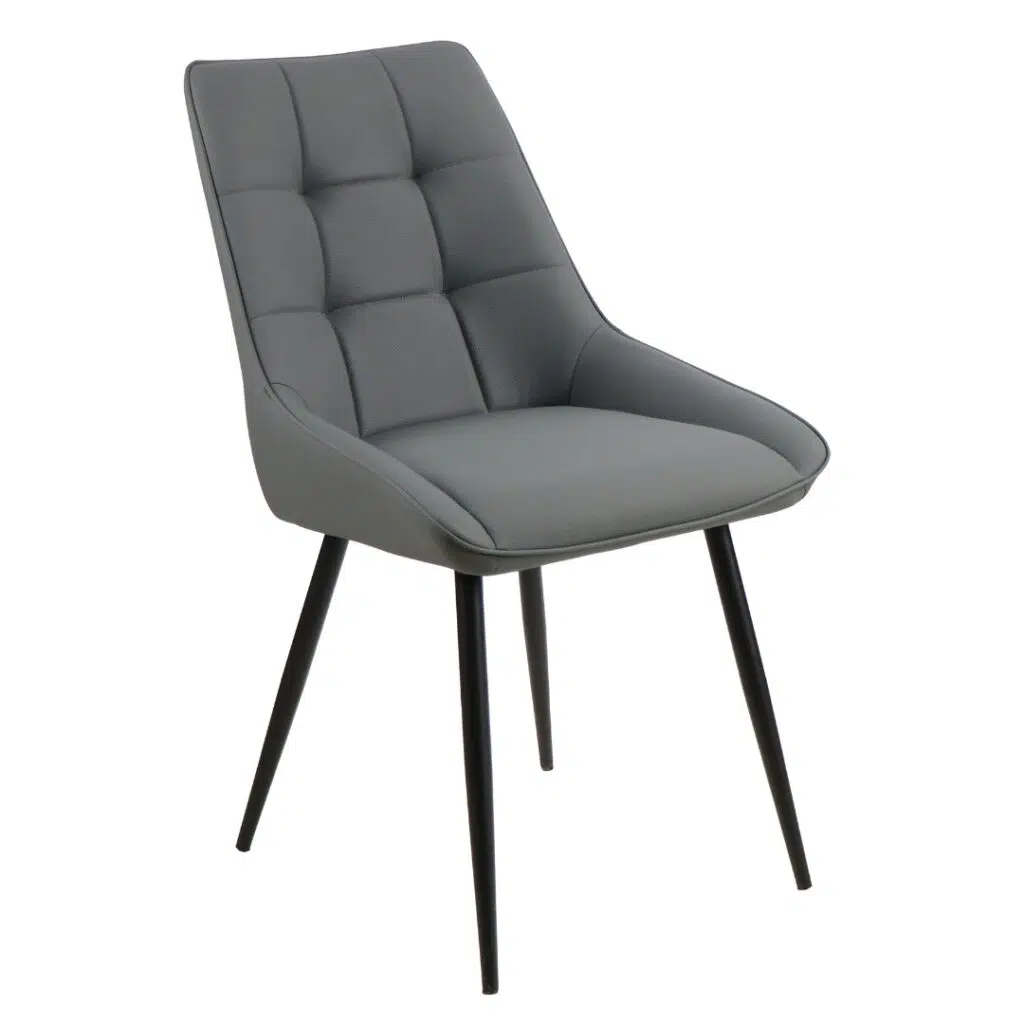 Ruben Dining Chairs Set of 2 Charcoal