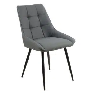 Ruben Dining Chairs Set of 2 Charcoal