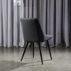 Ruben Dining Chairs Charcoal 2-Piece Set