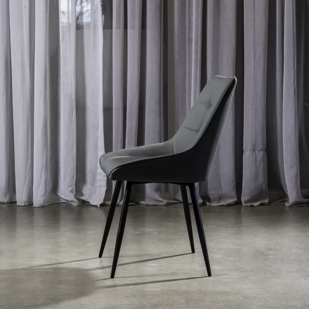 Ruben Dining Chairs Set of 2 Charcoal