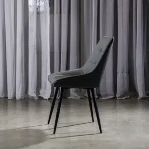 Ruben Dining Chairs Set of 2 Charcoal