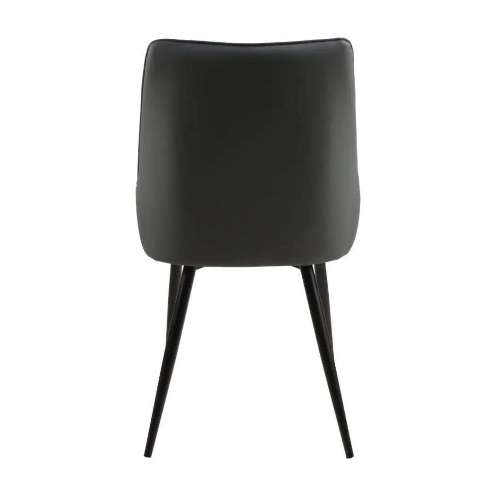 Ruben Dining Chairs Charcoal Set of 2 Modern Ergonomic Design