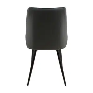 Ruben Dining Chairs Charcoal Set of 2 Modern Ergonomic Design