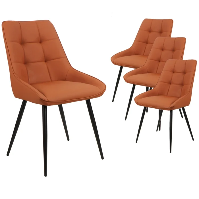 Ruben Dining Chair – Tan (Set of 4)