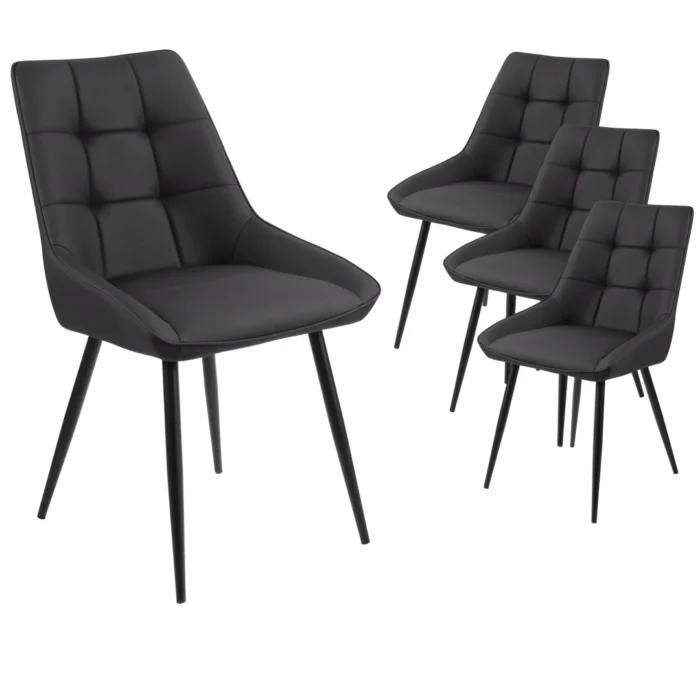 Ruben Dining Chair – Black (Set of 4)