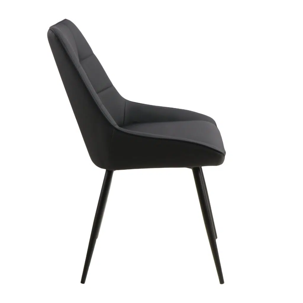 Ruben Dining Chairs Black Set 2 Modern Durable