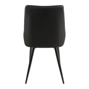 Ruben Black Dining Chairs Set of 2 Modern Comfort