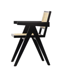 Scout Rattan Occasional Chairs Black Set 2