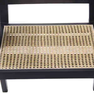 Scout Rattan Black Chairs Set 2 Contemporary