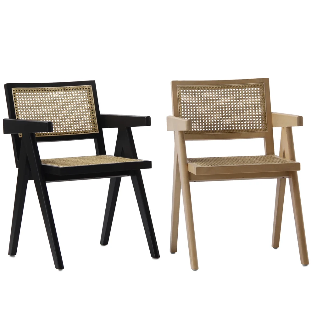 Scout Rattan Black Occasional Chairs Set of 2