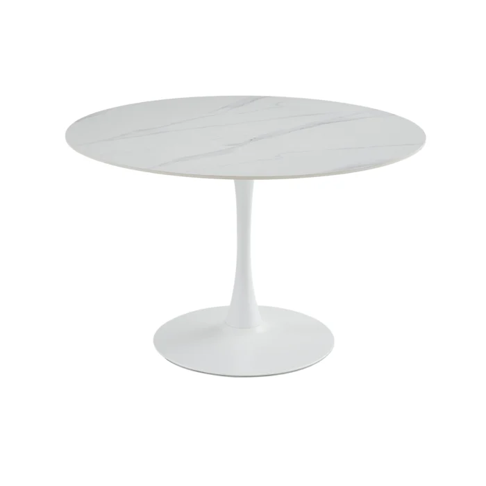 Ava Scandi 1.2m Dining Table – Snow White