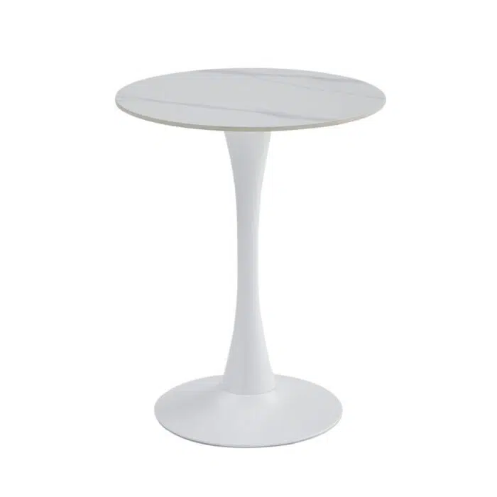 Ava Scandi 90cm Dining Table – Snow White