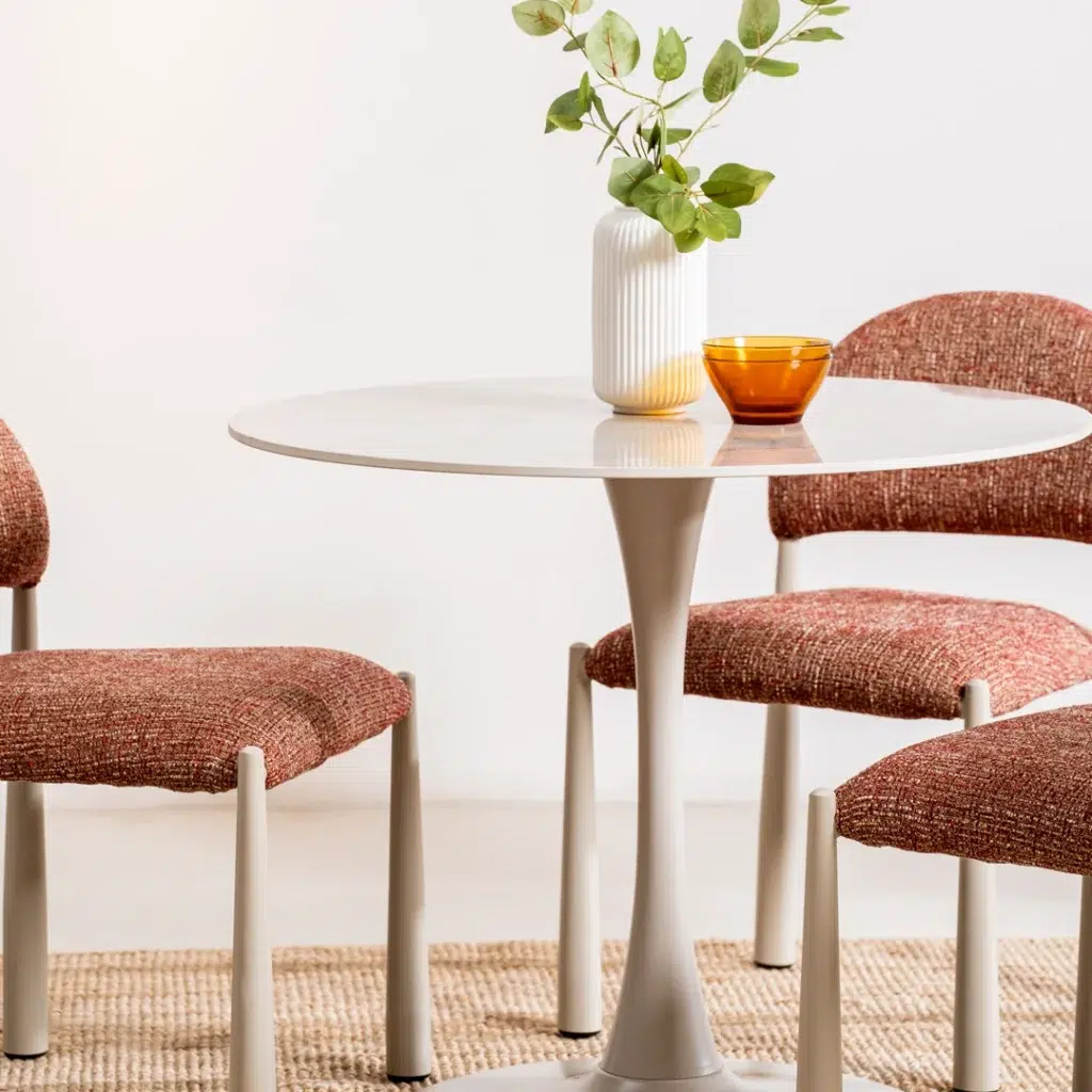 Rocky Scandi Dining Table with Ceramic Top