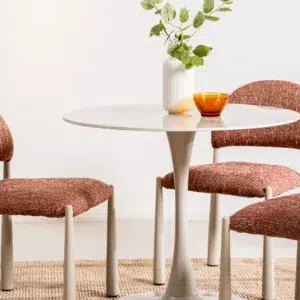 Rocky Scandi Dining Table with Ceramic Top