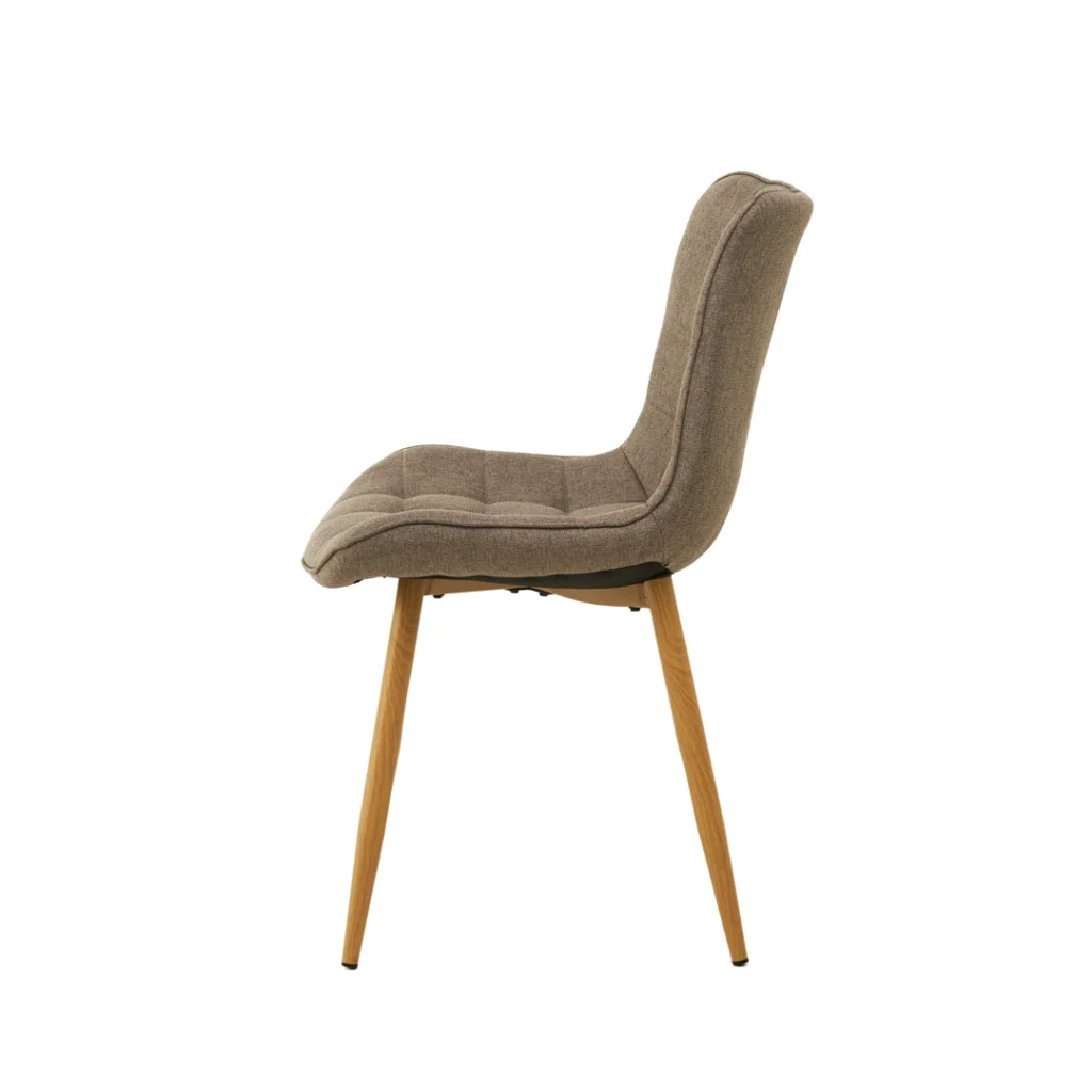 Sydney Dining Chair Taupe Set 2 Modern Design