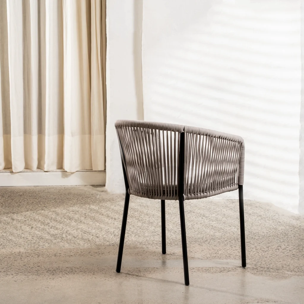 Skala Outdoor Chair Pebble Set 2 - Durable Rope Design