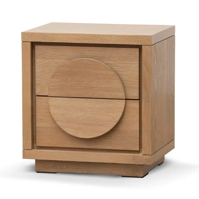 Amira Bedside Table – Dusty Oak