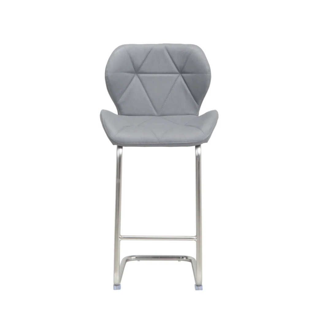 Sven Bar Stools Grey Set 2 Contemporary