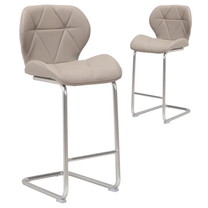 Sven Bar Stools – Cappuccino (Set of 2)