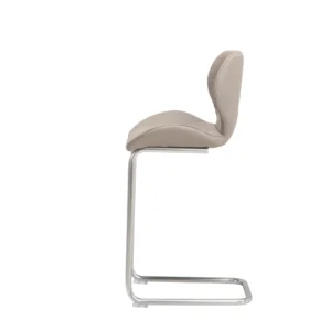 Sven Bar Stools Cappuccino Set 2 Ergonomic Wing Modern