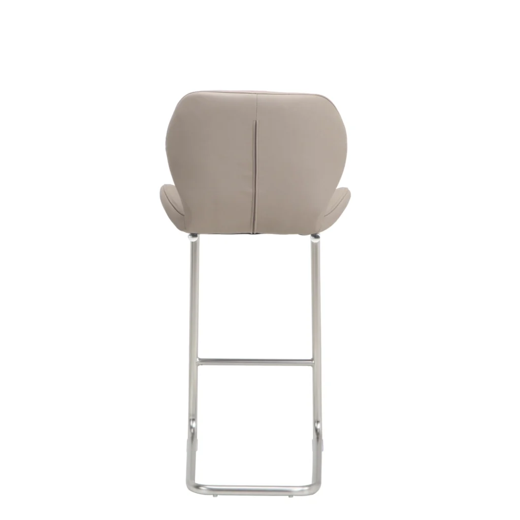 Sven Bar Stools Cappuccino Set 2 Ergonomic Modern