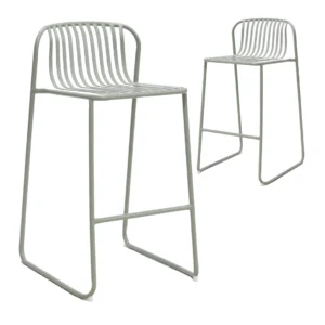 Swiss Bar Chairs Thyme Green Set of 2