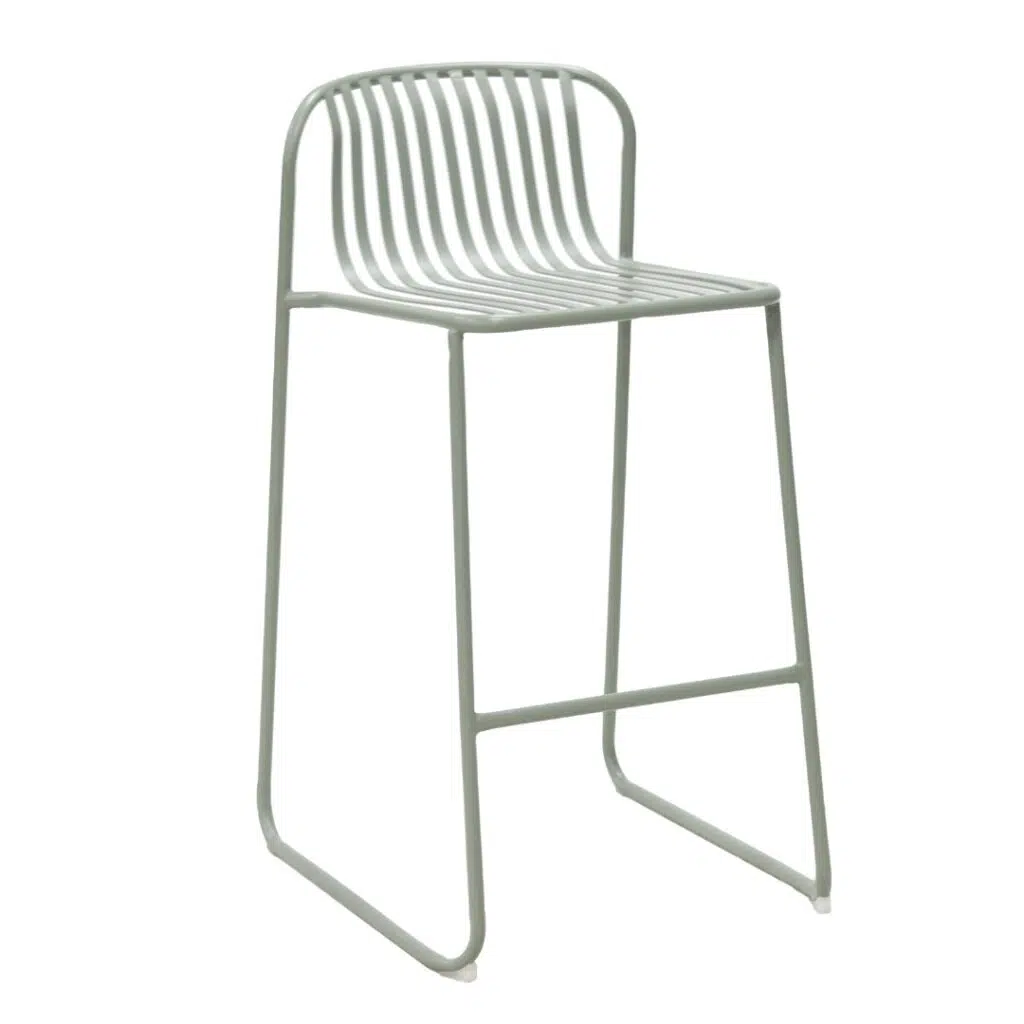 Swiss Bar Chair Thyme Green Set 2